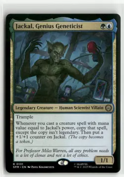 Jackal, Genius Geneticist - Spider-Man MTG NM - Image 1