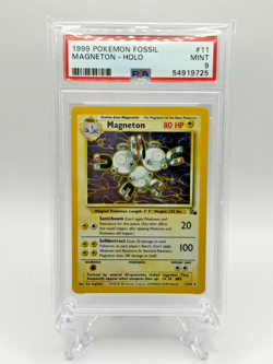 1999 Pokemon Fossil Magneton Holo ~ 11/62 ~ PSA 9 Mint! - Image 1