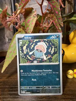 Inkay 033/064 Malamar 034/064 cute Pokemon botanicals Mori Yuu Akagi dark - Image 2
