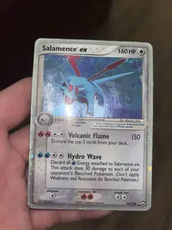 Pokemon Salamence ex 96/108 Power Keepers Holo - Damaged - Image 1