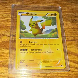 Pokemon Company Black & White Pikachu 115/114 Secret Rare Holo 60 HP Eng 2011 - Image 1