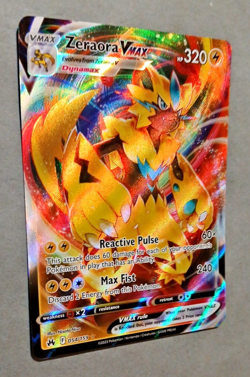 Pokemon TCG, Zeraora VMAX 054/159 Holo, Rare Crown Zenith Near Mint - Image 2