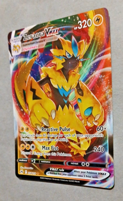 Pokemon TCG, Zeraora VMAX 054/159 Holo, Rare Crown Zenith Near Mint - Image 3