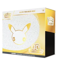 PRESALE Pokemon 30th Celebration ETB SHIPS 9/16 ELITE TRAINER BOX ANNIVERSARY - Image 3