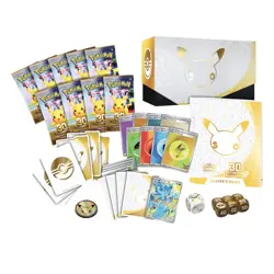 PRESALE Pokemon 30th Celebration ETB SHIPS 9/16 ELITE TRAINER BOX ANNIVERSARY - Image 5