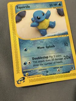 Pokemon TCG Squirtle 131/165 Expedition Base Set Common - Image 4