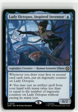 Lady Octopus, Inspired Inventor - Spider-Man MTG NM - Image 1