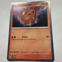 Charmander - 047 (Cosmos Holo) - Pokemon SV: Scarlet & Violet Black Star Promo - Image 1