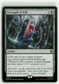 Strength of Will - Spider-Man MTG NM - Image 1