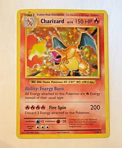 Pokemon TCG Charizard 11/108 Evolutions Holo Rare English 150 HP 2016 - Image 1