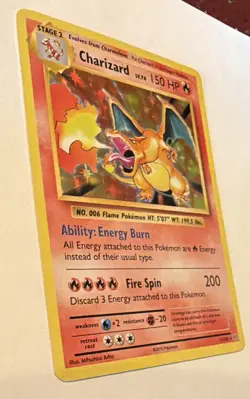 Pokemon TCG Charizard 11/108 Evolutions Holo Rare English 150 HP 2016 - Image 2