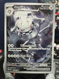 Steelix 150/132 Mega Evolution Pokemon TCG Card Near Mint Condition - Image 1