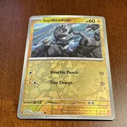 Alolan Geodude 044/159 Journey Together Reverse Holo Pokemon TCG Card - Image 1