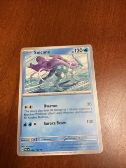 Suicune 024/131 Prismatic Evolutions Regular Pokemon TCG Card - Image 1
