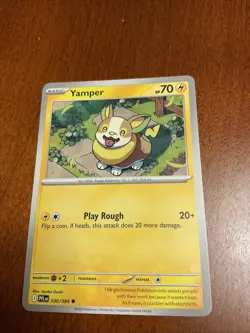 Yamper 030/094 Phantasmal Flames Regular Pokemon TCG Card - Image 1