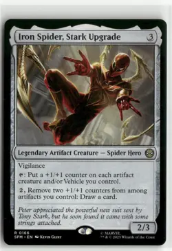 Iron Spider, Stark Upgrade - Spider-Man MTG NM - Image 1