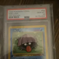 Pokemon TCG 1999 Fossil Shellder 54/62 1st Edition Regular PSA 10 English WOTC - Image 2