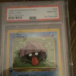 Pokemon TCG 1999 Fossil Shellder 54/62 1st Edition Regular PSA 10 English WOTC - Image 4