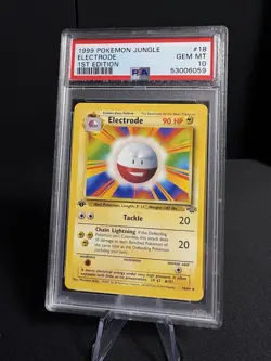 Pokemon Electrode Jungle 1st Edition Rare #18 PSA 10 - Image 1