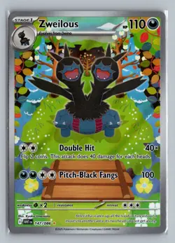 2025 Pokemon Scarlet & Violet - White Flare #147 Zweilous - Image 1