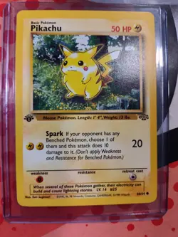 1999 Wizards of the Coast Pokemon Pikachu 60/64 | Jungle 1st Ed. Regular NM - Image 1