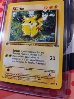 1999 Wizards of the Coast Pokemon Pikachu 60/64 | Jungle 1st Ed. Regular NM - Image 2