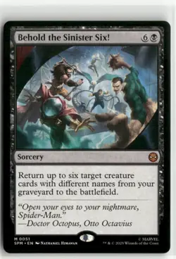 Behold the Sinister Six! - Spider-Man MTG NM - Image 1