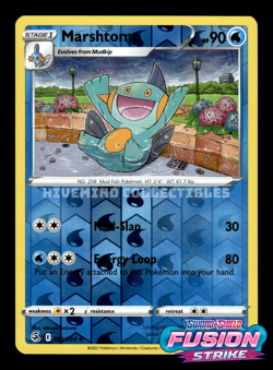 Marshtomp 063/264 Reverse Holo Fusion Strike Pokemon Card - Image 1