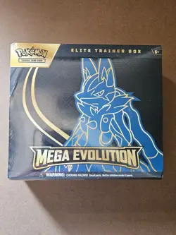 Mega Evolution Elite Trainer Box (ETB) Mega Lucario SEALED Pokemon TCG - Image 1