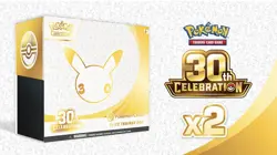 2x's Pokemon Center 30th Anniversary ETB Elite Trainer Box New Sealed PREORDER - Image 1