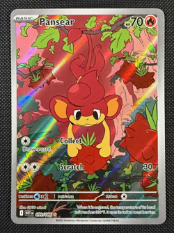 Pokemon TCG - Pansear 099/086 - White Flare Illustration Rare - NEAR MINT - Image 1