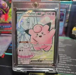 Pokemon Journey Together ENGLISH Lillie’s Clefairy Ex FULL ART 173/159 MINT RAW - Image 1
