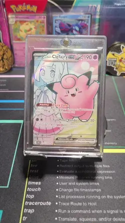 Pokemon Journey Together ENGLISH Lillie’s Clefairy Ex FULL ART 173/159 MINT RAW - Image 2