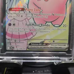 Pokemon Journey Together ENGLISH Lillie’s Clefairy Ex FULL ART 173/159 MINT RAW - Image 5