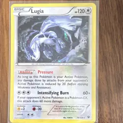 Pokemon Lugia 78/124 Fates Collide Cracked Ice Holo Basic HP 120 2016 - Image 1