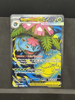 Mega Venusaur ex 155/132 Ultra Rare Mega Evolution Pokemon Holo - Image 1
