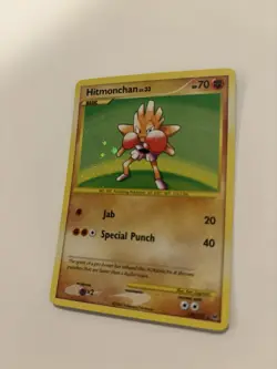 Pokemon TCG Hitmonchan 129/127 Platinum Secret Rare Holo English 70 HP - Image 2