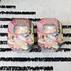 Pokemon TCG Mega Evolution Pokemon ex Tin Clefairy ex (Lot of 2) Sealed - Image 1