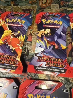Destined Rivals Sleeved Booster Pack Lot Of 6 Factory Sealed Brand New Pokemon - Image 3