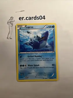 Pokemon TCG Lapras Breakpoint 28/122 Regular Uncommon Light Play - Image 1