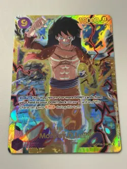 Monkey.D.Luffy OP09-119 SEC Emperors in the New World Foil One Piece TCG - Image 1