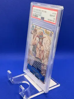 2025 ONE PIECE OP13 PORTGAS D ACE ALTERNATE ART # 119 PSA 10 - Image 3
