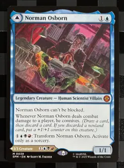 MDFC Norman Osborn/Green Goblin MTG Marvel Spider-Man - Image 1