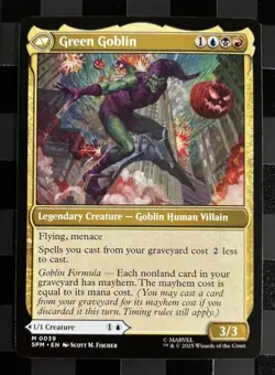 MDFC Norman Osborn/Green Goblin MTG Marvel Spider-Man - Image 2