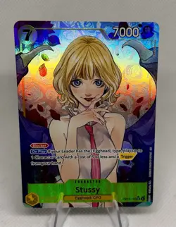 ONE PIECE CARD GAME - Stussy OP13-110 (Alternate Art) NM - Image 1