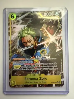 One Piece CCG ST29 Egghead Roronoa Zoro ST29-014 Alt Art Parallel English - Image 1
