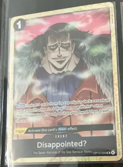 DisappointedU Crocodile OP14-099 Premium Card Collection Vol 6 Alt Art - Image 1