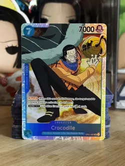 One Piece Card Game Crocodile OP01-067 SR Super Rare Foil Card NM - Image 1
