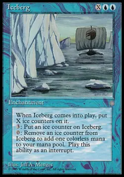 Iceberg - Light Play MTG Ice Age - Image 1