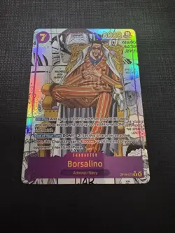ONE PIECE Borsalino SEC OP16-073 Manga Alt Art English (READ DESCRIPTION) - Image 3